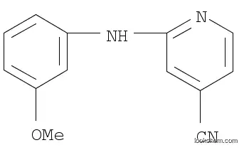 2-[(3-methoxyphenyl)amino]isonicotinonitrile